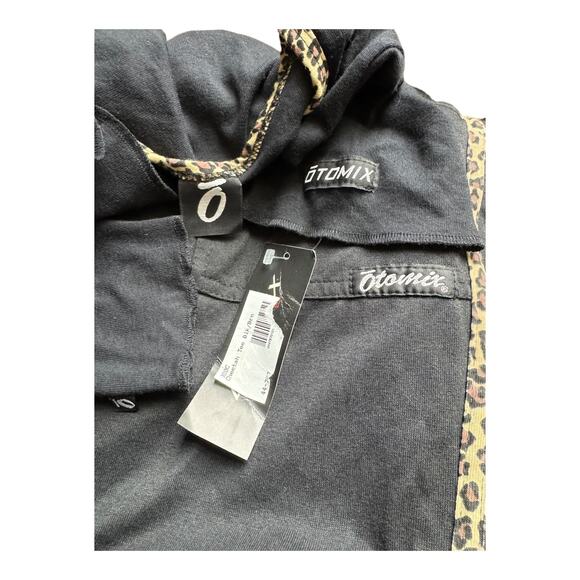 NWT Otomix t shirt short sleeve matching bottoms black cheetah cotton size small - Picture 15 of 16